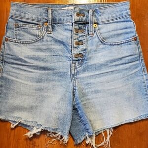 Madewell Light Blue Denim Shorts